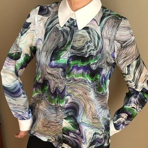 Judith and Charles silk blouse size 10